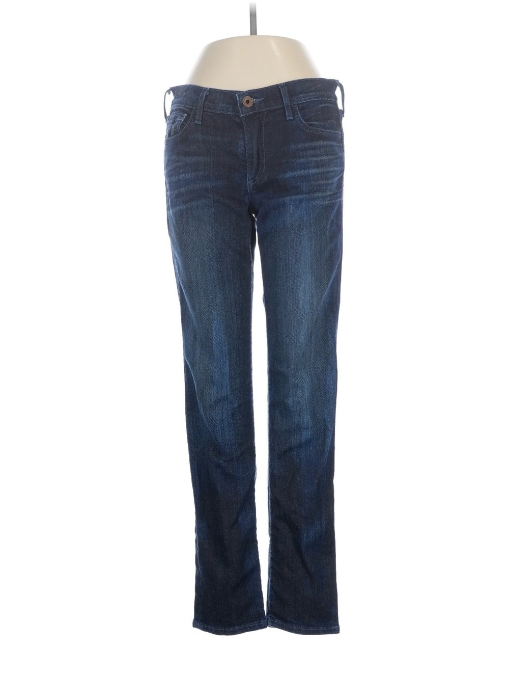 VINTAGE TRUE RELIGION VICTORIA DARK WASH HIGH RISE WAISTED JEANS